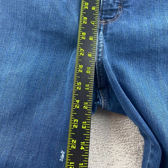 Lee Womens Jeans Size 16 Short Classic Fit Straight Leg Blue Denim Casual Pocket - Picture 8 of 16